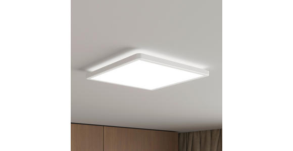 LED-DECKENLEUCHTE Giga 29,3/29,3/2,8 cm  - Weiß, Basics, Kunststoff (29,3/29,3/2,8cm) - Novel