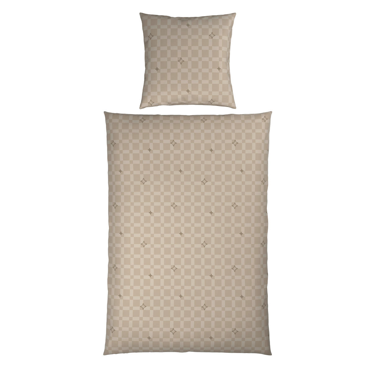 POSTELJNINA 140/200 cm saten krem barve  - krem barve, Design, tekstil (140/200cm) - Ambia Home