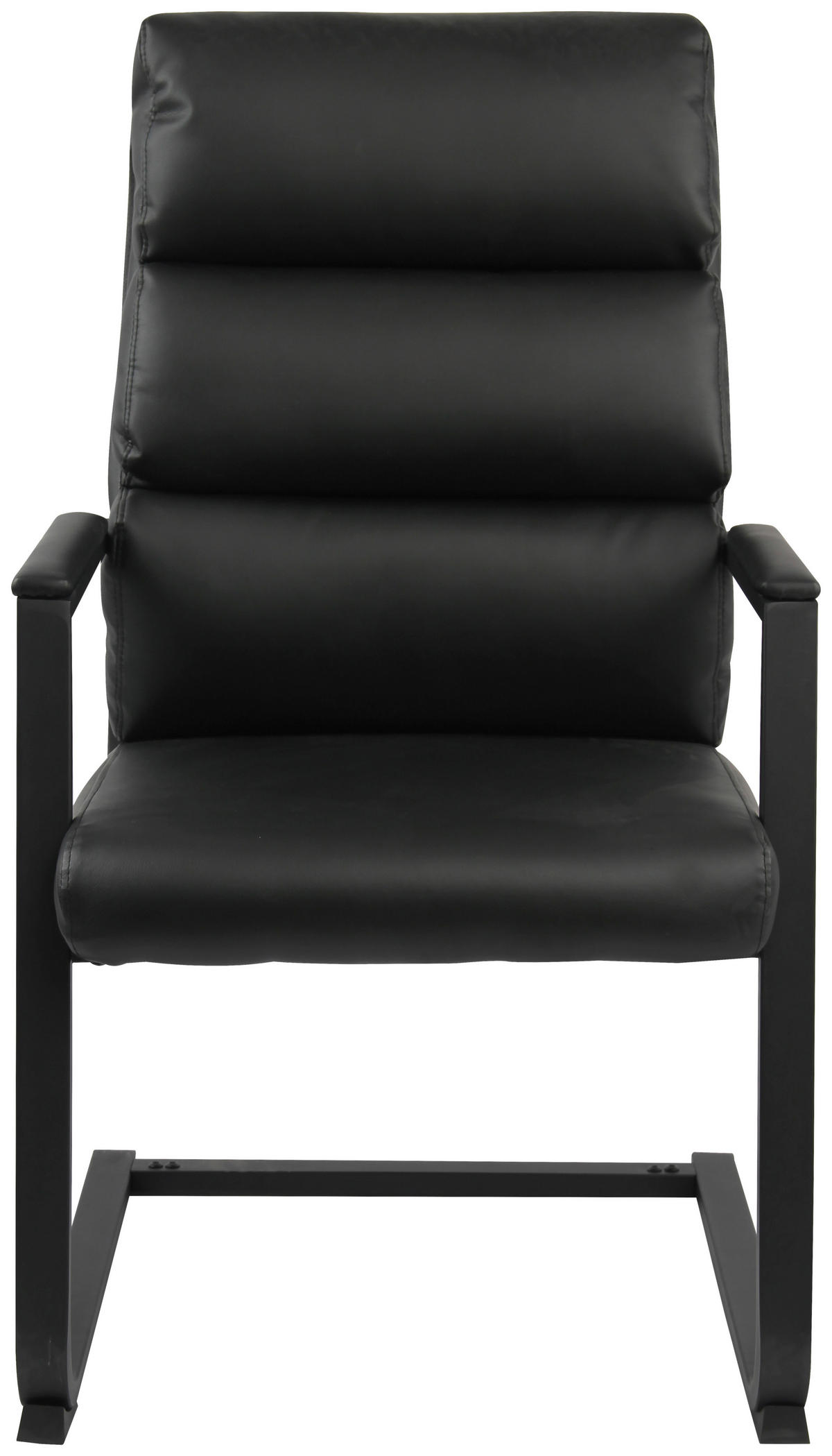 KONFERENČNÍ ŽIDLE - černá, Moderní, kov/textil (53/73/52cm) - Livetastic