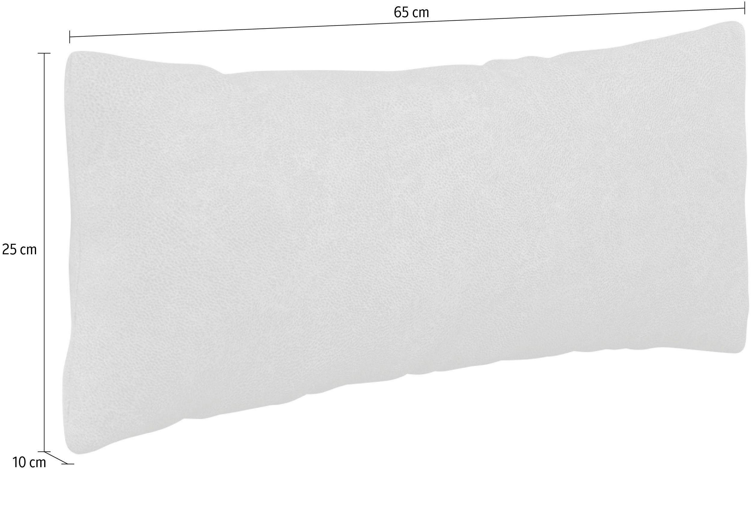 Thumbnail - Sit & More Nierenkissen, Hellbraun, Textil, Uni, Füllung: Polyester, 65x25 cm, Goldenes M, Oeko-Tex® Standard 100, Made ...