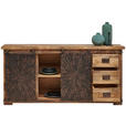 SIDEBOARD 180/85/40 cm  - Schwarz/Naturfarben, Trend, Holz/Metall (180/85/40cm) - Landscape