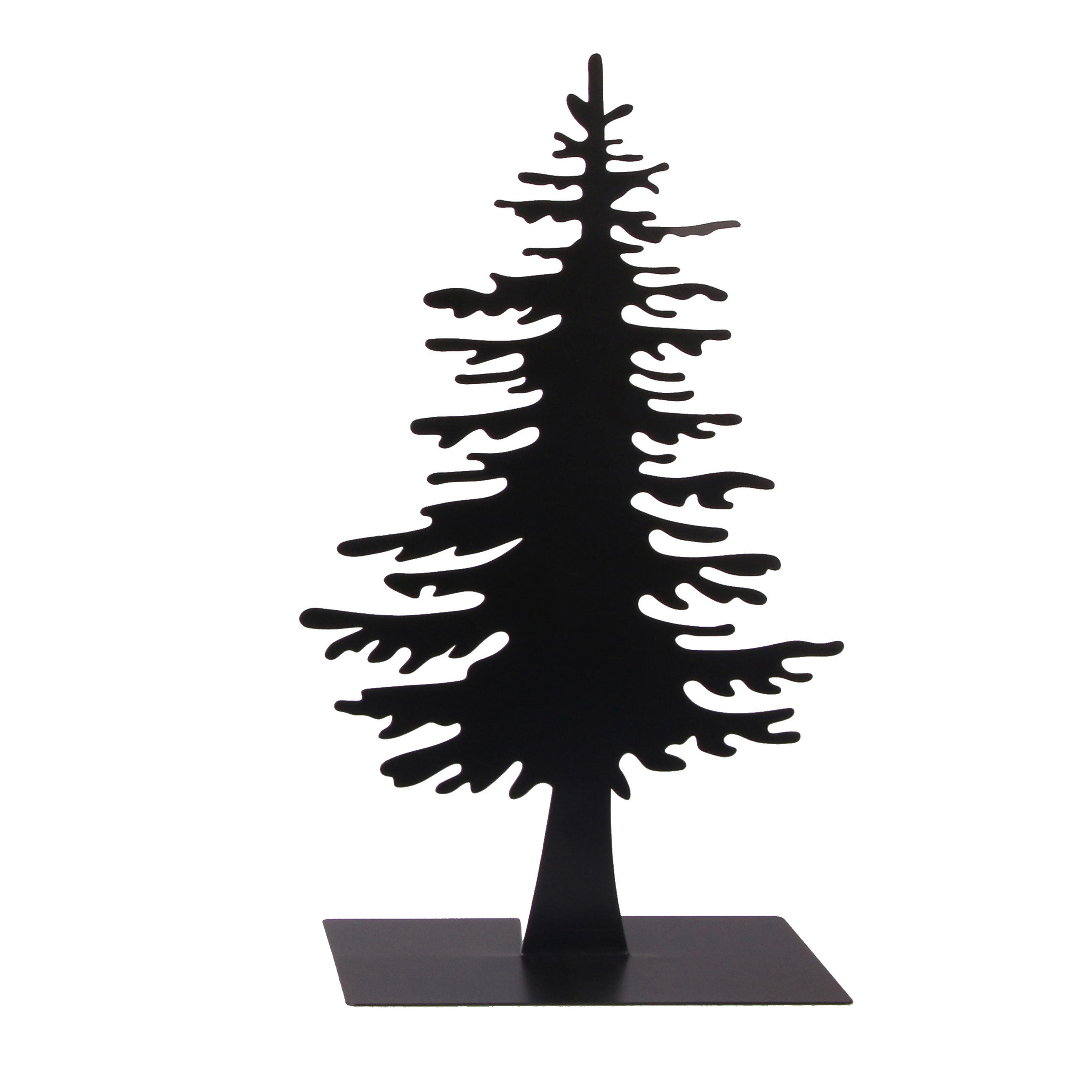 DEKOBAUM  - Schwarz, LIFESTYLE, Metall (22/35,5/11,5cm) - X-Mas