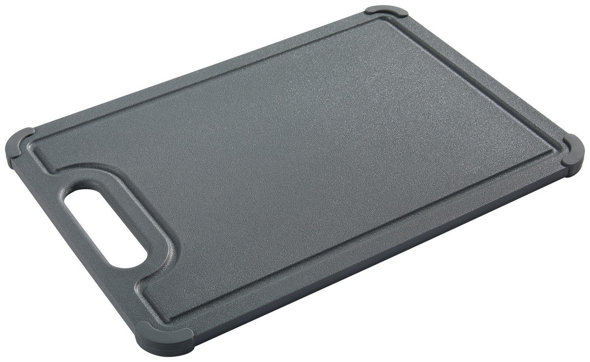 DOSKA NA KRÁJANIE 40,4/28,3/1,1 cm - sivá, Basics, plast (40,4/28,3/1,1cm) - Homeware Profession.