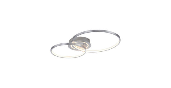 LED-DECKENLEUCHTE 69/55/9 cm - Alufarben, Basics, Kunststoff/Metall (69/55/9cm) - Novel
