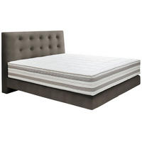BOXSPRINGBETT 180/200 cm  in Taupe  - Taupe, KONVENTIONELL, Holz/Textil (180/200cm) - Dieter Knoll