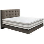 BOXSPRINGBETT 200/200 cm  in Taupe  - Taupe, KONVENTIONELL, Holz/Textil (200/200cm) - Dieter Knoll