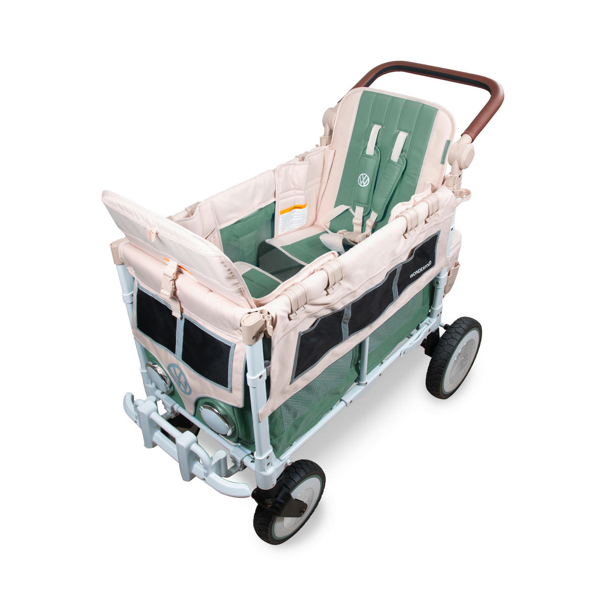 BOLLERWAGEN  VW2 VOLKSWAGEN STROLLER WAGON   - Salbeigrün/Beige, LIFESTYLE (63.5/128.27/137.16cm) - WONDERFOLD
