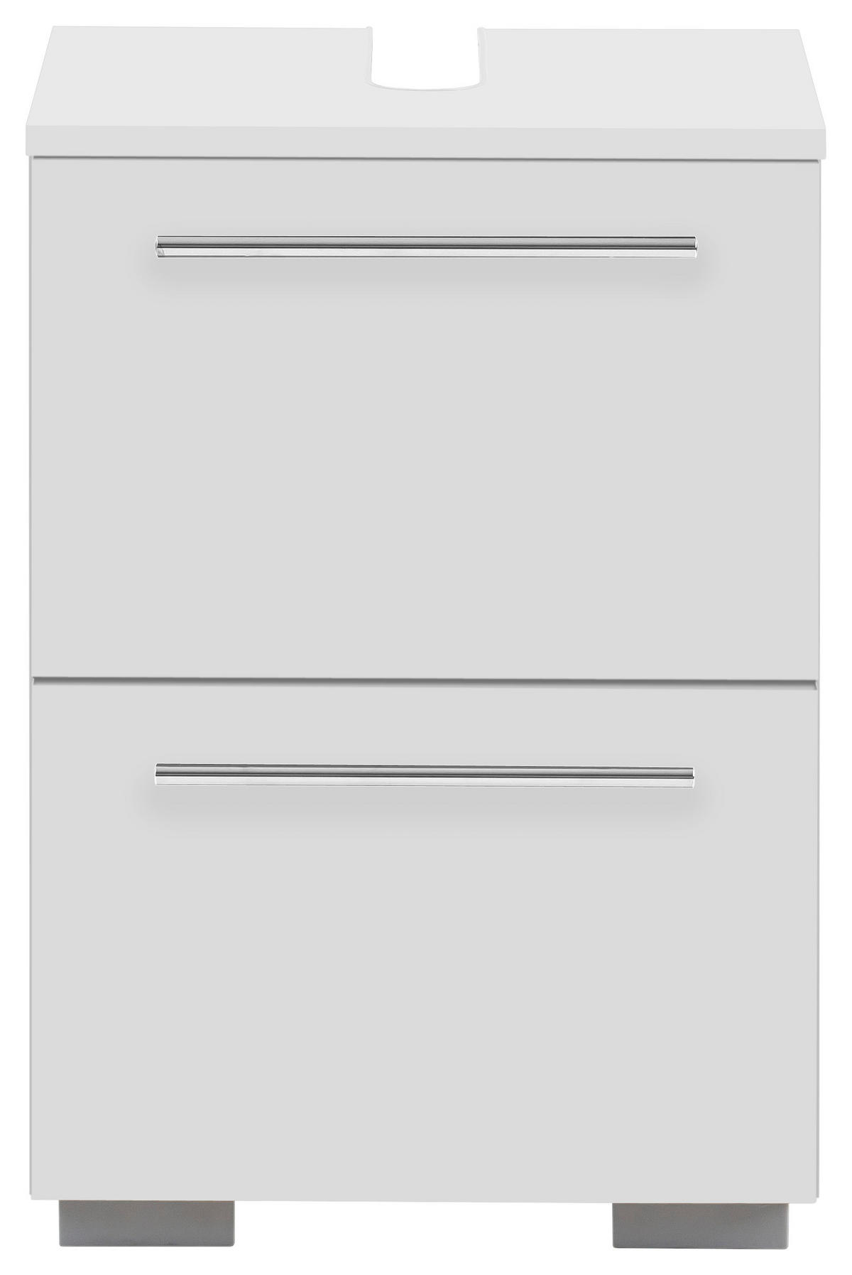 WASCHBECKENUNTERSCHRANK 40,2/59,1/35 cm  - Chromfarben/Silberfarben, KONVENTIONELL, Holzwerkstoff/Metall (40,2/59,1/35cm) - MID.YOU