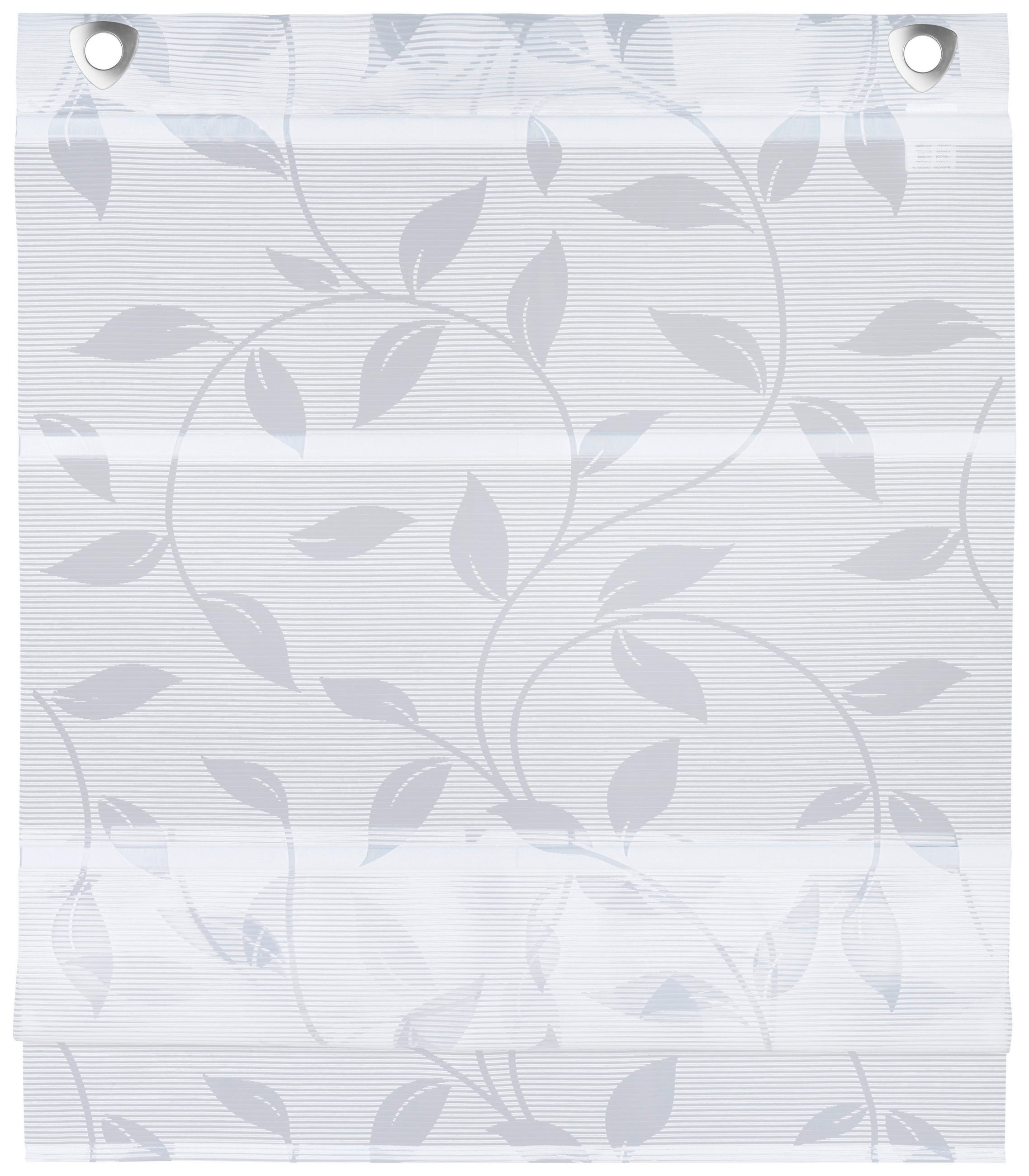 MAGNETROLLO halbtransparent 80/130 cm - Weiß, Natur, Textil (80/130cm) - Novel