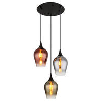 HÄNGELEUCHTE 45/120 cm    - Klar, Konventionell, Glas/Metall (45/120cm) - Globo