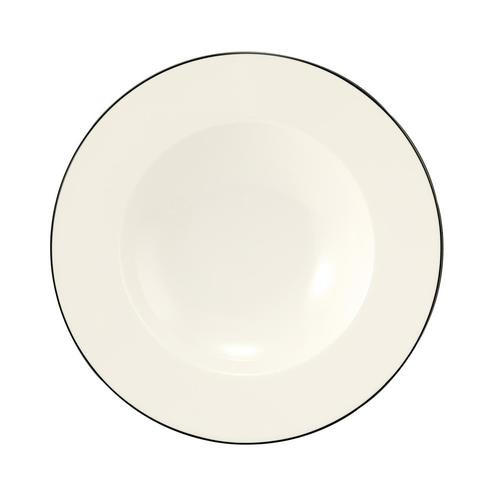 SUPPENTELLER Zoe fine Diamond Classic Black 23,5 cm   - Schwarz/Weiß, Basics, Keramik (23,5cm) - Seltmann Weiden