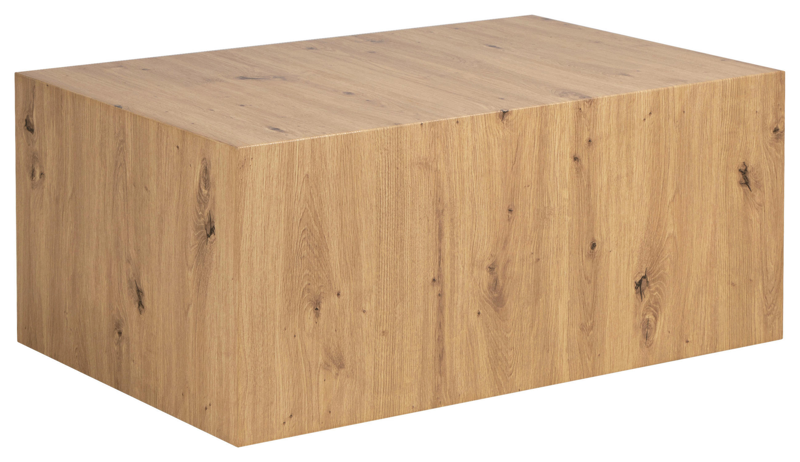 COUCHTISCH 90/60/40 cm rechteckig Eichefarben  - Eichefarben, Design, Holzwerkstoff (90/60/40cm) - MID.YOU