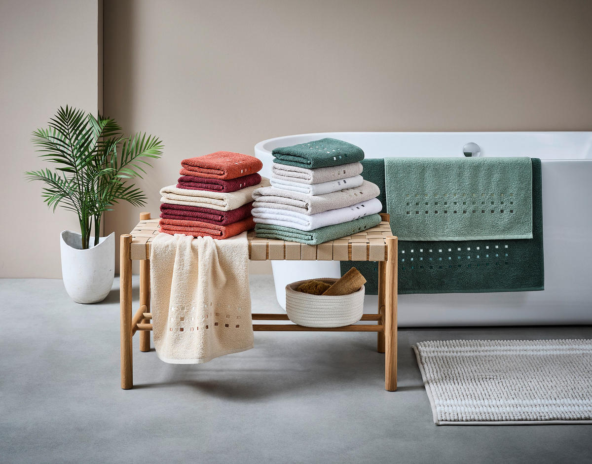 HANDTUCH Quattro Beige  - Beige, Basics, Textil (50/100cm) - Esposa