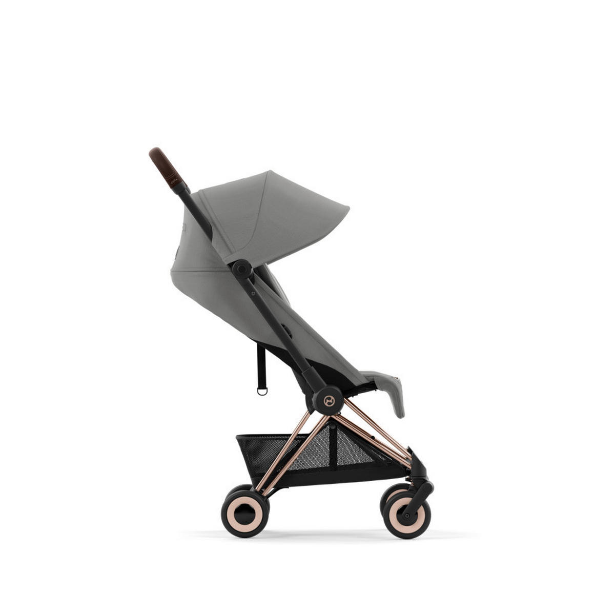 BUGGY Coya  - Roségold/Grau, Basics, Kunststoff/Textil (79/44/105cm) - cybex PLATINUM
