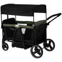 BOLLERWAGEN    - Schwarz/Olivgrün, Basics, Kunststoff/Textil (112/58/108cm) - Jimmylee