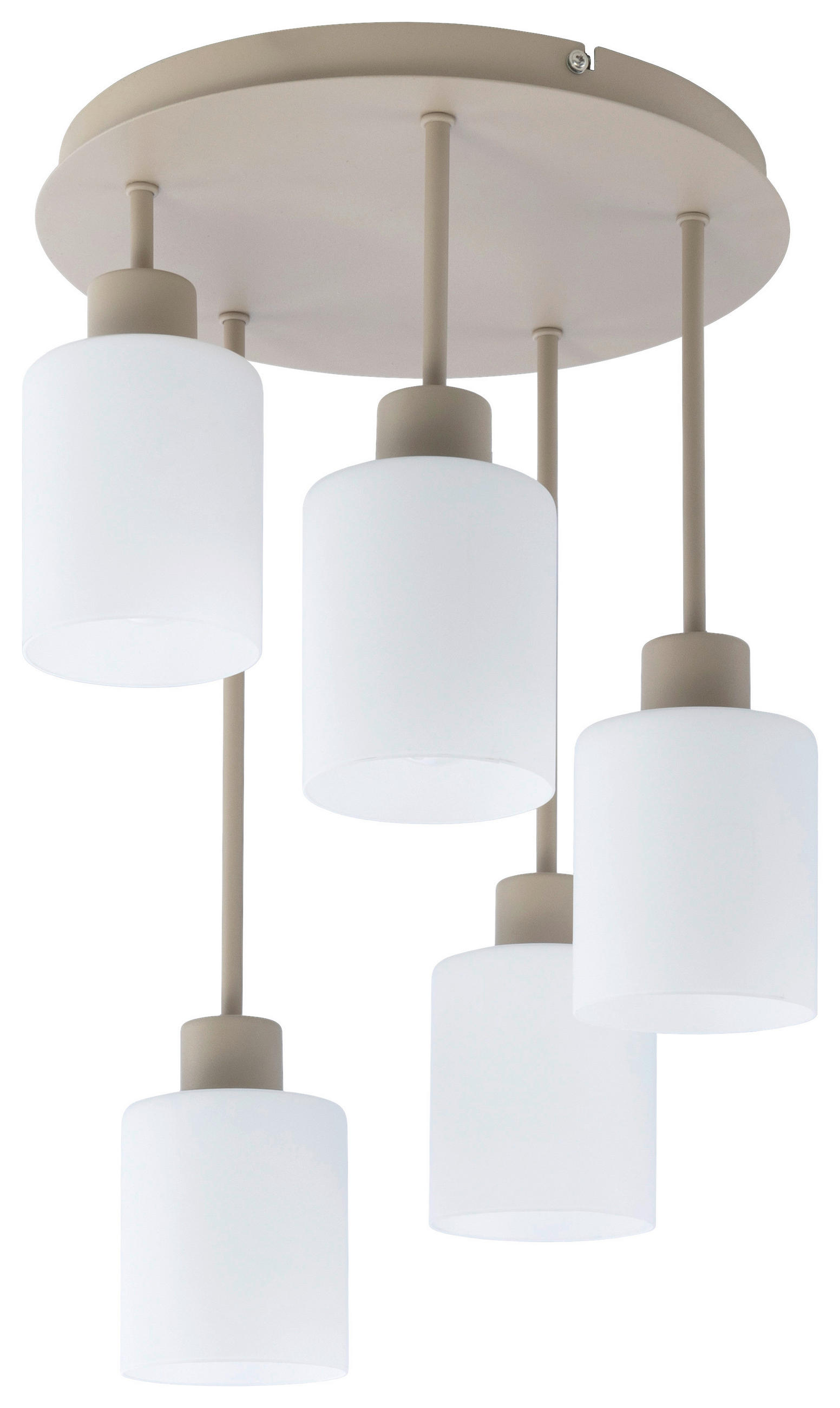 Thumbnail - Novel Hängeleuchte, Weiß, Sand, Metall, Glas, Abstraktes,Abstraktes, 50 cm, RoHS, CE, Lampen & Leuchten, Innenbeleuchtun...