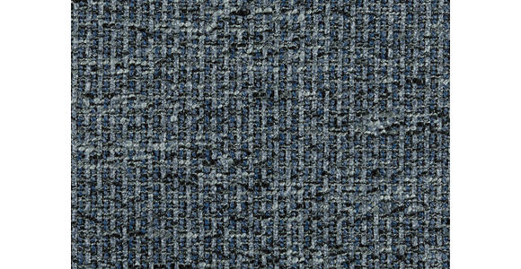 ECKSOFA  in Flachgewebe Blau  185/264 cm  - Blau/Schwarz, Design, Kunststoff/Textil (185/264cm) - Belluti