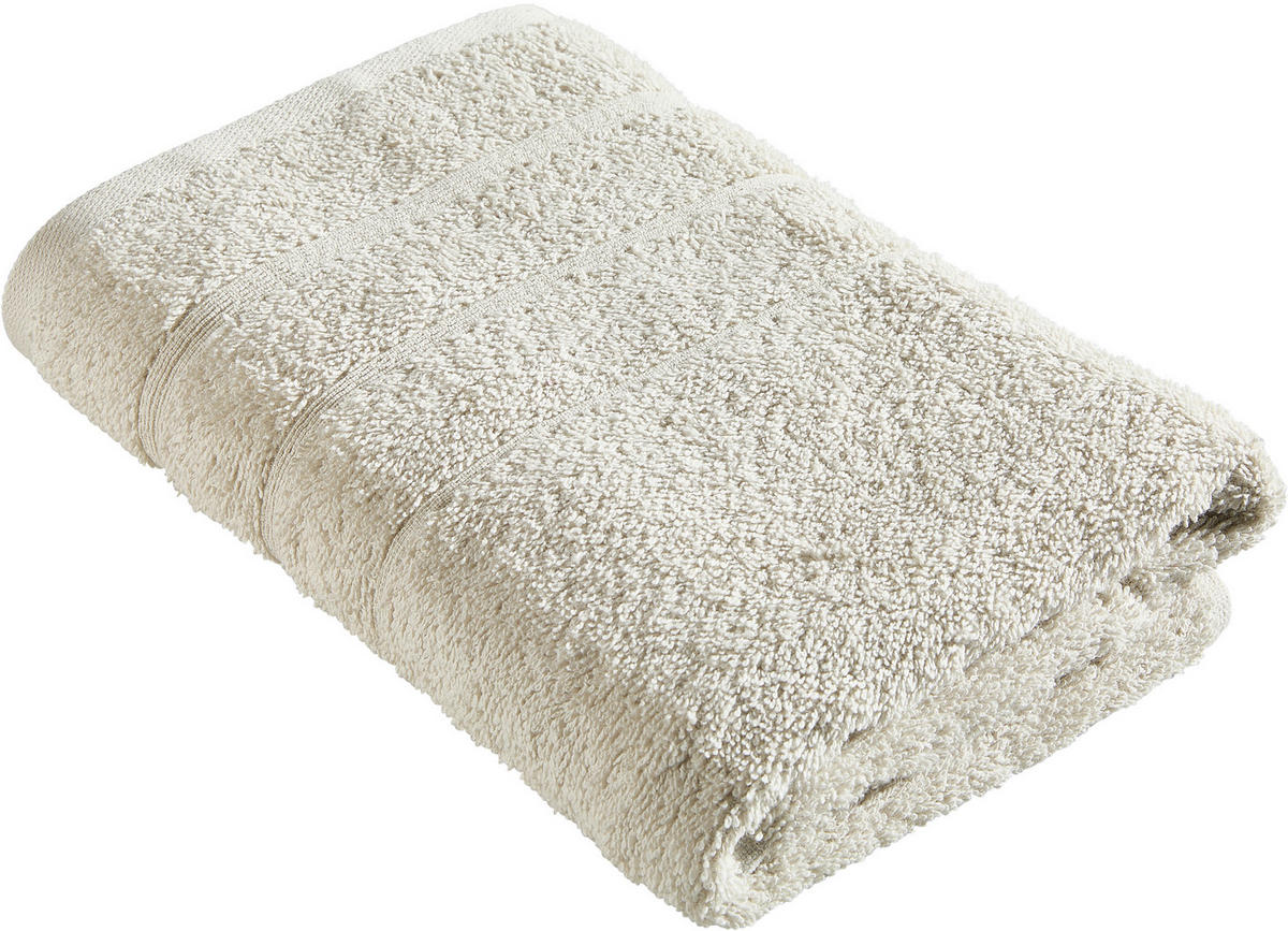 HANDTUCH Ecru  - Ecru, Basics, Textil (50/100cm) - Bio:Vio