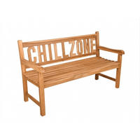 GARTENBANK 150/89/62 cm  in Naturfarben, Teakfarben  - Naturfarben/Teakfarben, MODERN, Holz (150/89/62cm) - Gardenson