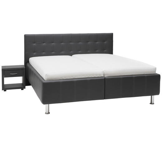 Polsterbett 160 Cm X 200 In Leder Anthrazit Online Kaufen Xlutz