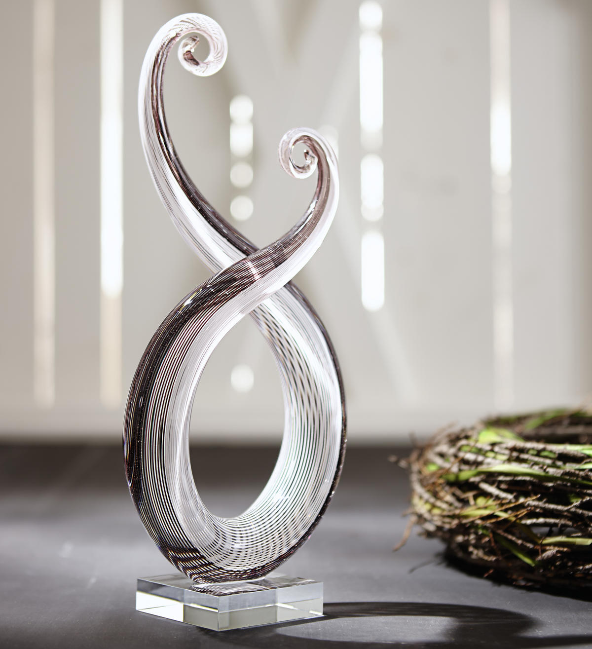 SKULPTUR - Multicolor, Basics, Glas (15/34/8cm) - Ambia Home