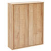 HÄNGESCHRANK 60/75/18,5 cm  - Eichefarben, MODERN, Glas/Holzwerkstoff (60/75/18,5cm) - MID.YOU