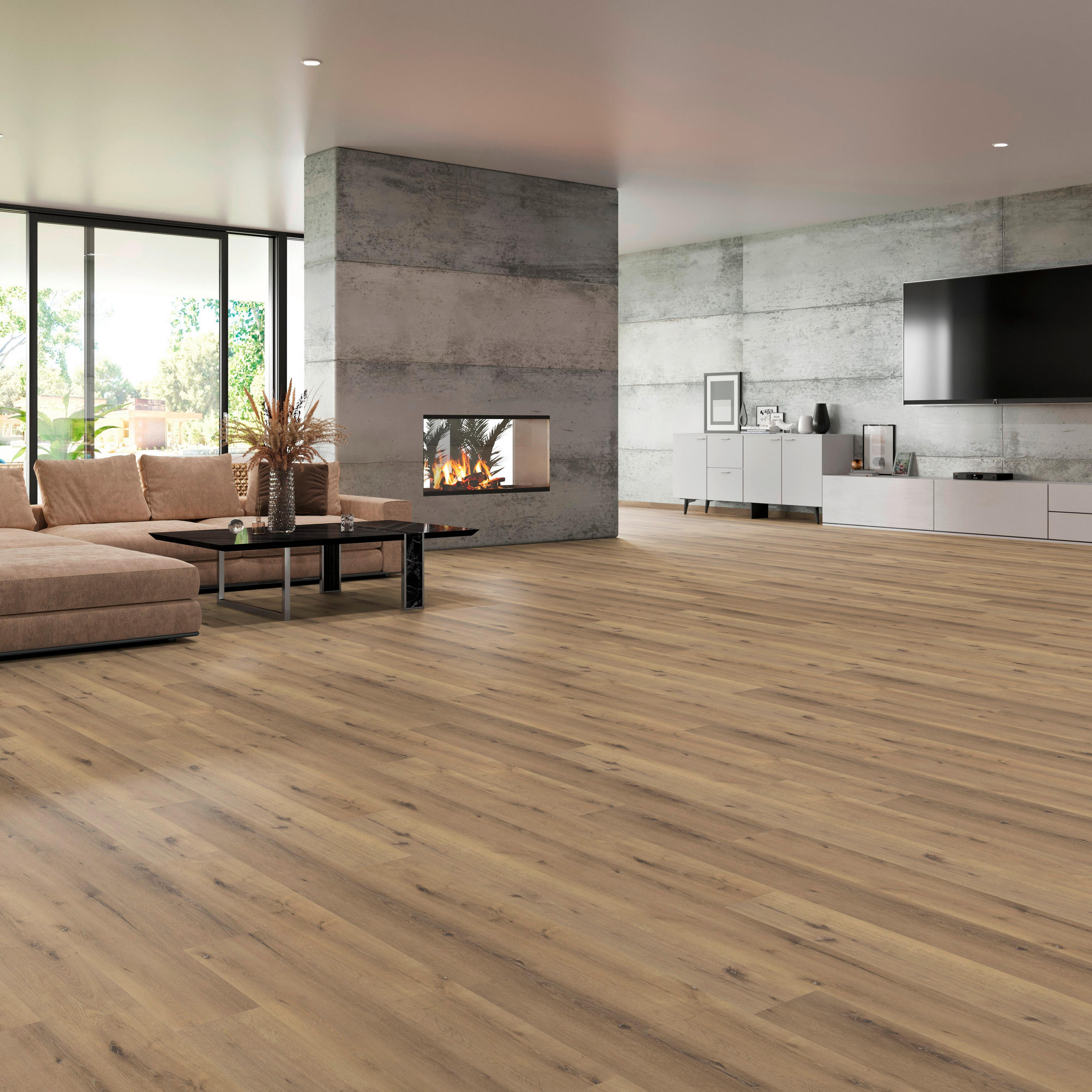 VINYLBODEN Novo Eiche Namib 100002201  per  m² - Design, Holz (120,5/21/0,98cm) - Tilo