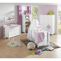 GITTERBETT Julija  - Weiß, Trend, Holz (147/85/80cm) - My Baby Lou