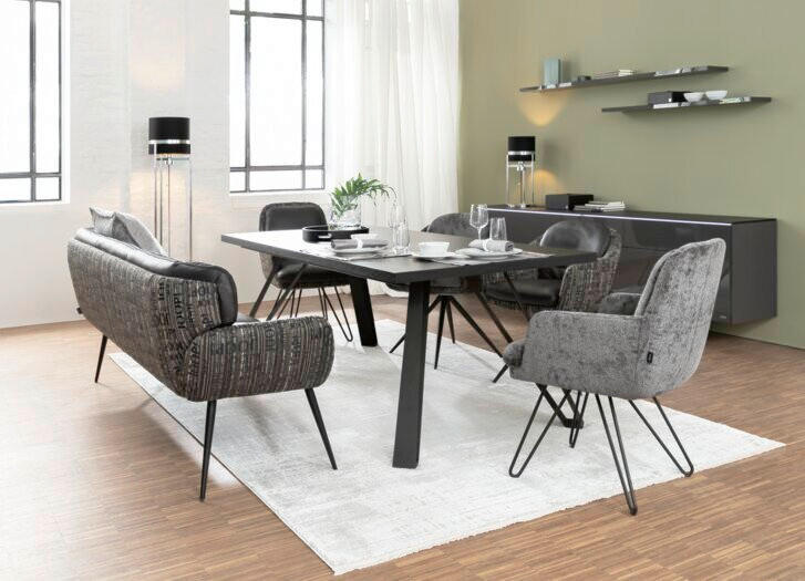 WEBTEPPICH 200/300 cm Lines  - Silberfarben, Design, Textil (200/300cm) - Joop!