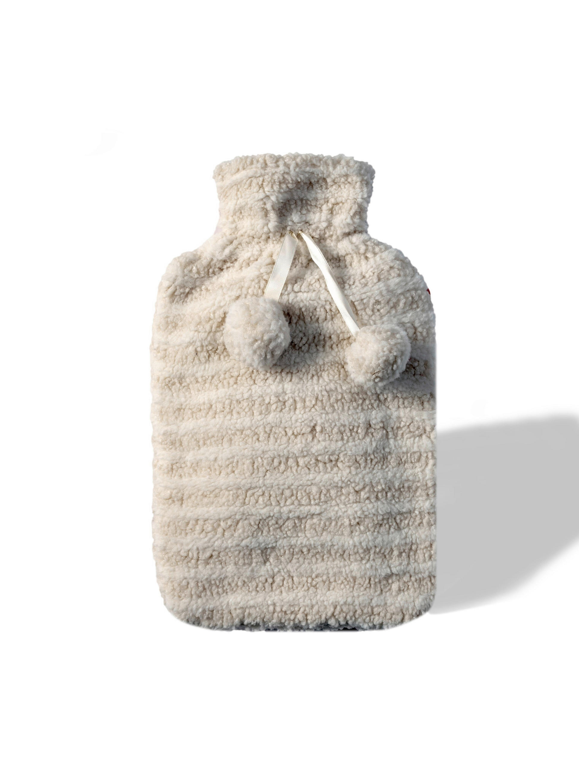 X-Mas Wärmflasche Beige 20x32.7 cm