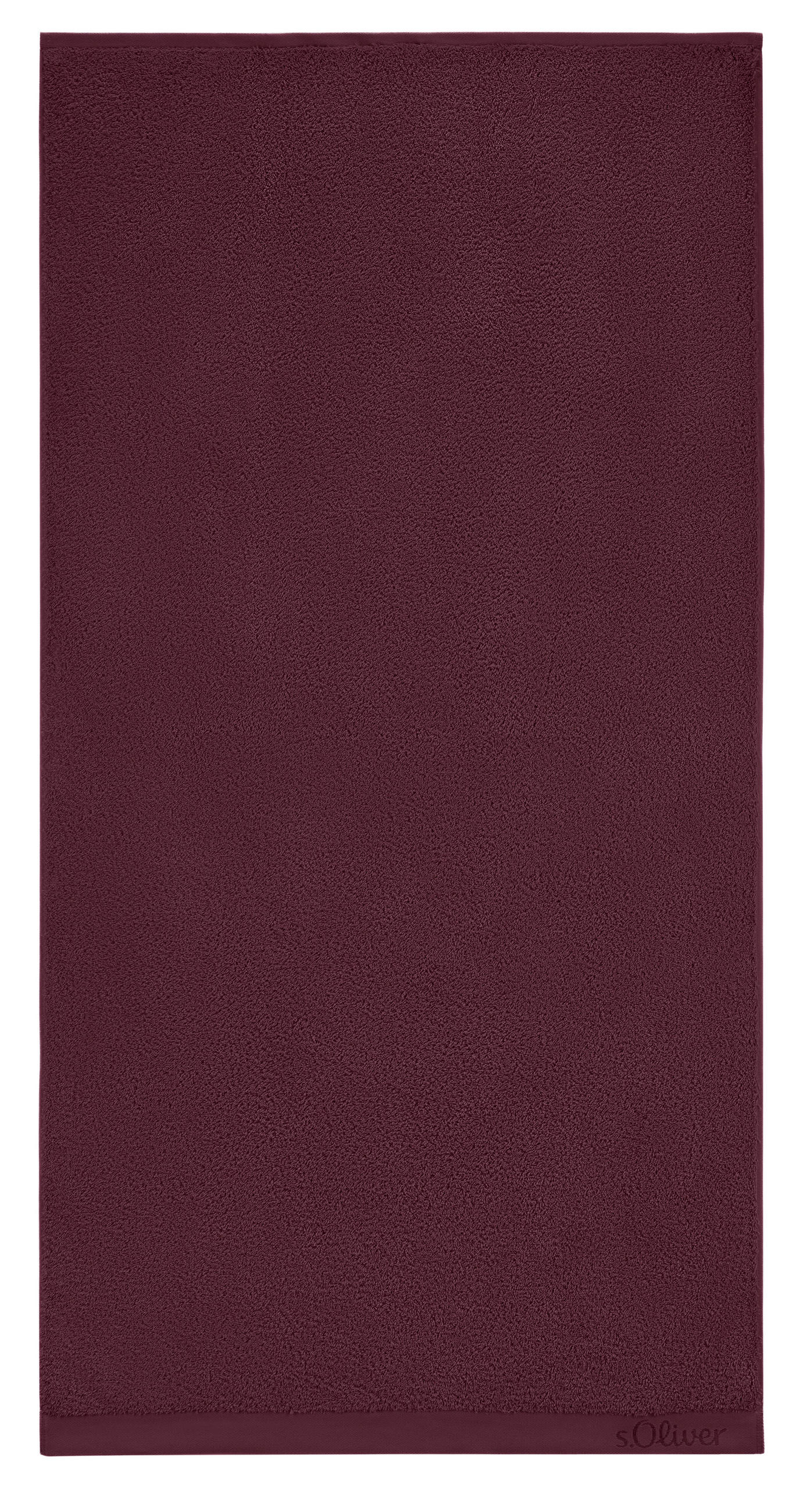 DUSCHTUCH 70/140 cm s.Oliver  - Weinrot, Trend, Textil (70/140cm) - S. Oliver