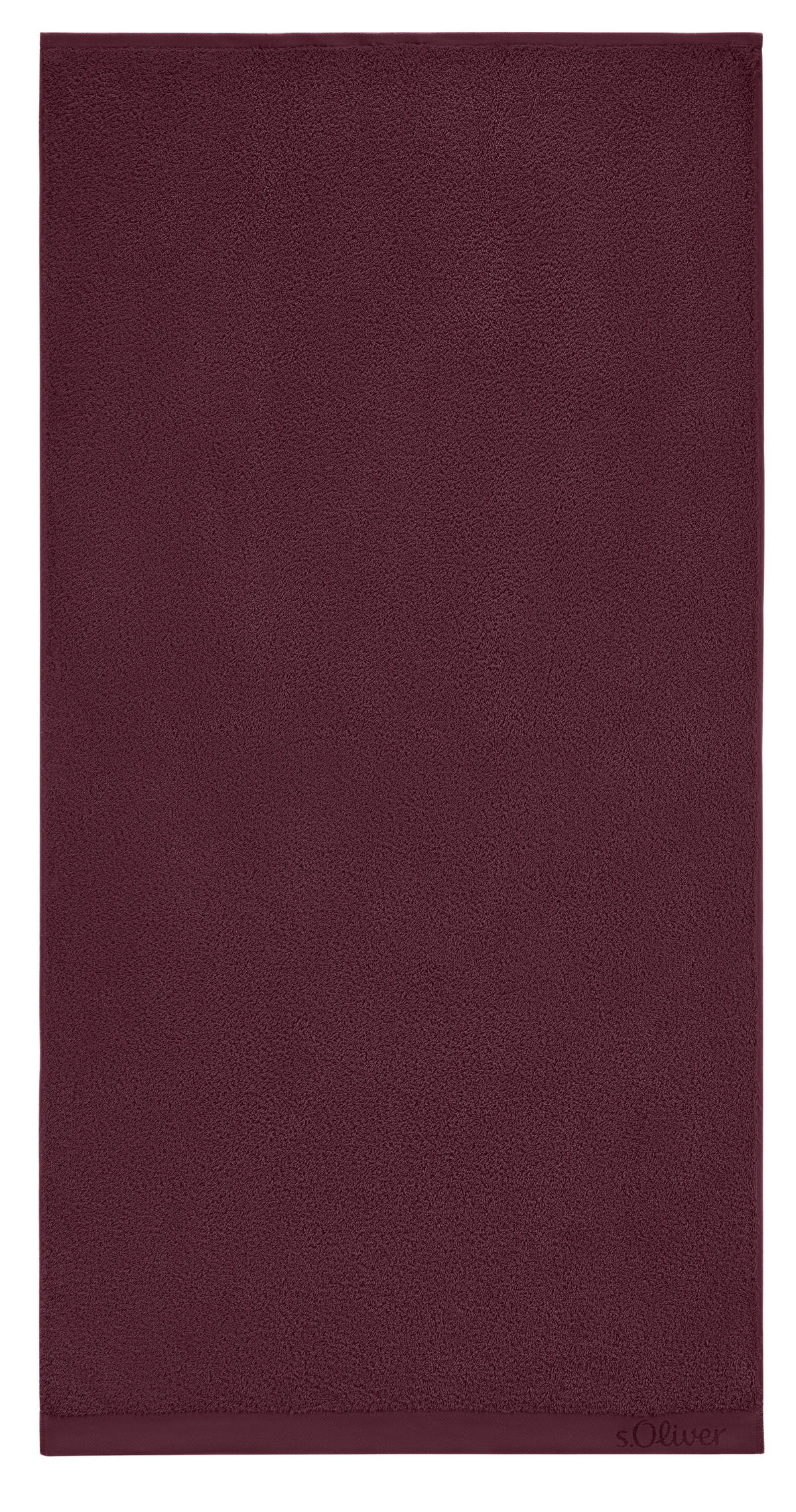 DUSCHTUCH s.Oliver 70/140 cm  - Weinrot, Trend, Textil (70/140cm) - S. Oliver