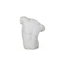 DEKOBÜSTE - Weiß, Trend, Kunststoff (34/42/20cm) - Ambia Home