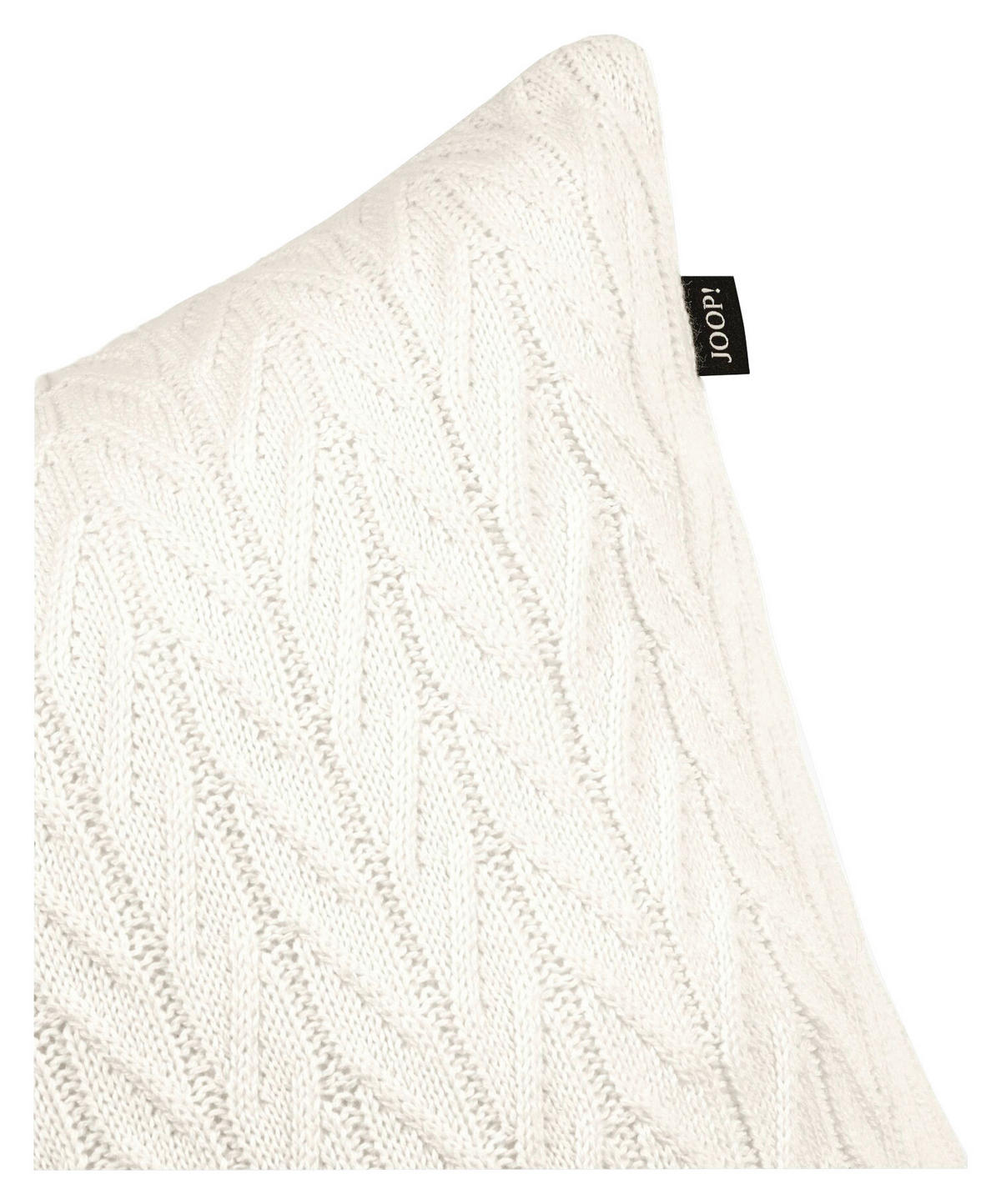 KISSENHÜLLE J-Weavelle 40/40 cm  - Weiß, Design, Textil (40/40cm) - Joop!