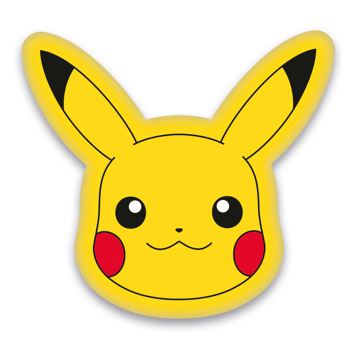 OKRASNA BLAZINA  PIKACHU             - rumena, Konvencionalno, tekstil (30/30cm) - POKEMON