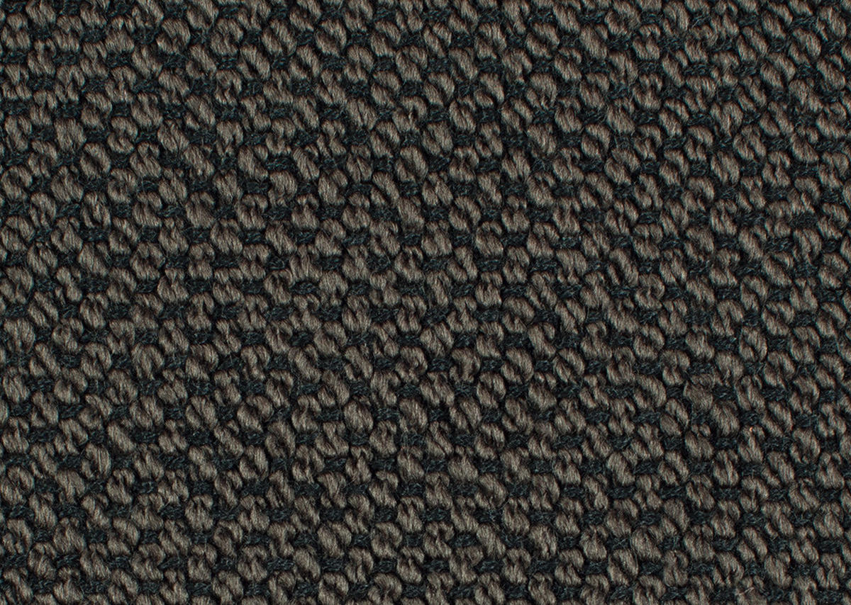 ECKSOFA in Flachgewebe, Struktur Anthrazit  - Anthrazit, Design, Textil/Metall (254/230cm) - Johann Jakob