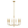 KRONLEUCHTER 75.9/83,7 cm    - Messingfarben, Design, Metall (75.9/83,7cm) - Elstead Lighting