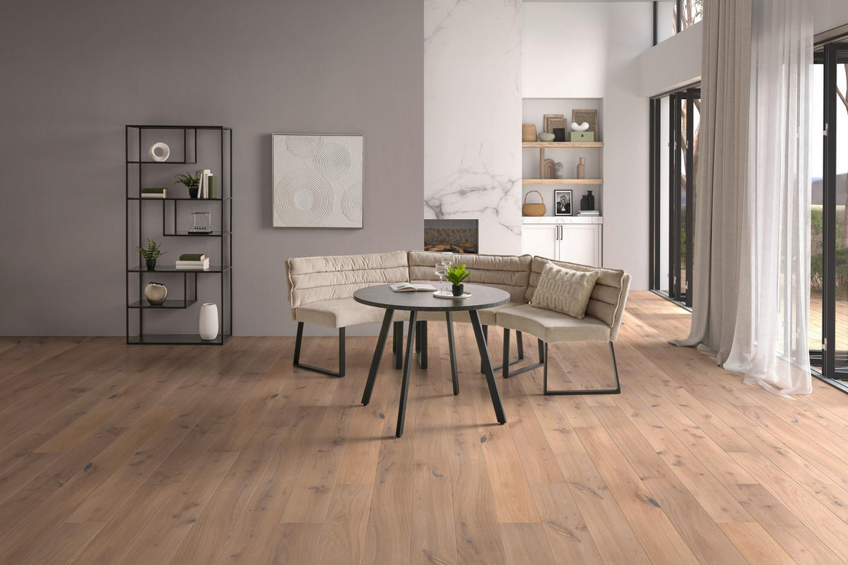 KLUPA  bež  metal, tekstil      - bež/crna, Moderno, metal/tekstil (108/82/60cm) - Livetastic