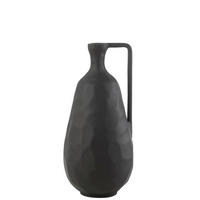 VASE  - Schwarz, Basics, Metall (16,5/16/35cm) - Ambia Home