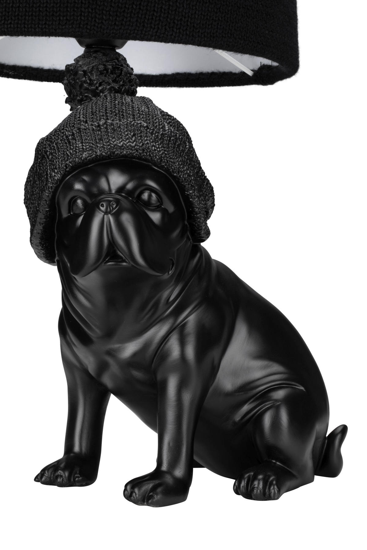 DECORAȚIUNE BULDOG - negru, Lifestyle, plastic/metal (33/30/53cm) - Novel