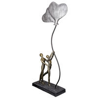 SKULPTUR - Bronzefarben, LIFESTYLE, Kunststoff (20/48/7.5cm)