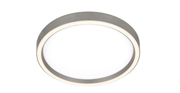 LED-DECKENLEUCHTE 30,5/5,5 cm - Alufarben, Basics, Metall (30,5/5,5cm) - Novel