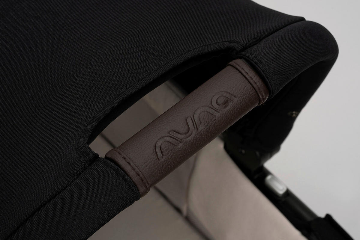 KINDERWAGENSET  TRIV lx Caviar  Caviar  - Schwarz, Basics, Kunststoff/Metall (96/58/109cm) - Nuna