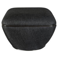 TABURET, textil, 60/42,5 cm - barvy grafitu/antracitová, Design, kov/textil (60/42,5cm) - MID.YOU
