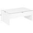 COUCHTISCH in Glas, Holzwerkstoff 110/60/45-71 cm - Weiß, Design, Glas/Holzwerkstoff (110/60/45-71cm) - Xora COUCHTISCH in Glas, Holzwerkstoff 110/60/45-71 cm - Weiß, Design, Glas/Holzwerkstoff (110/60/45-71cm) - Xora