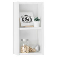 VISEČI ELEMENT, bela  - bela, Design, leseni material (25/50/20cm) - Xora