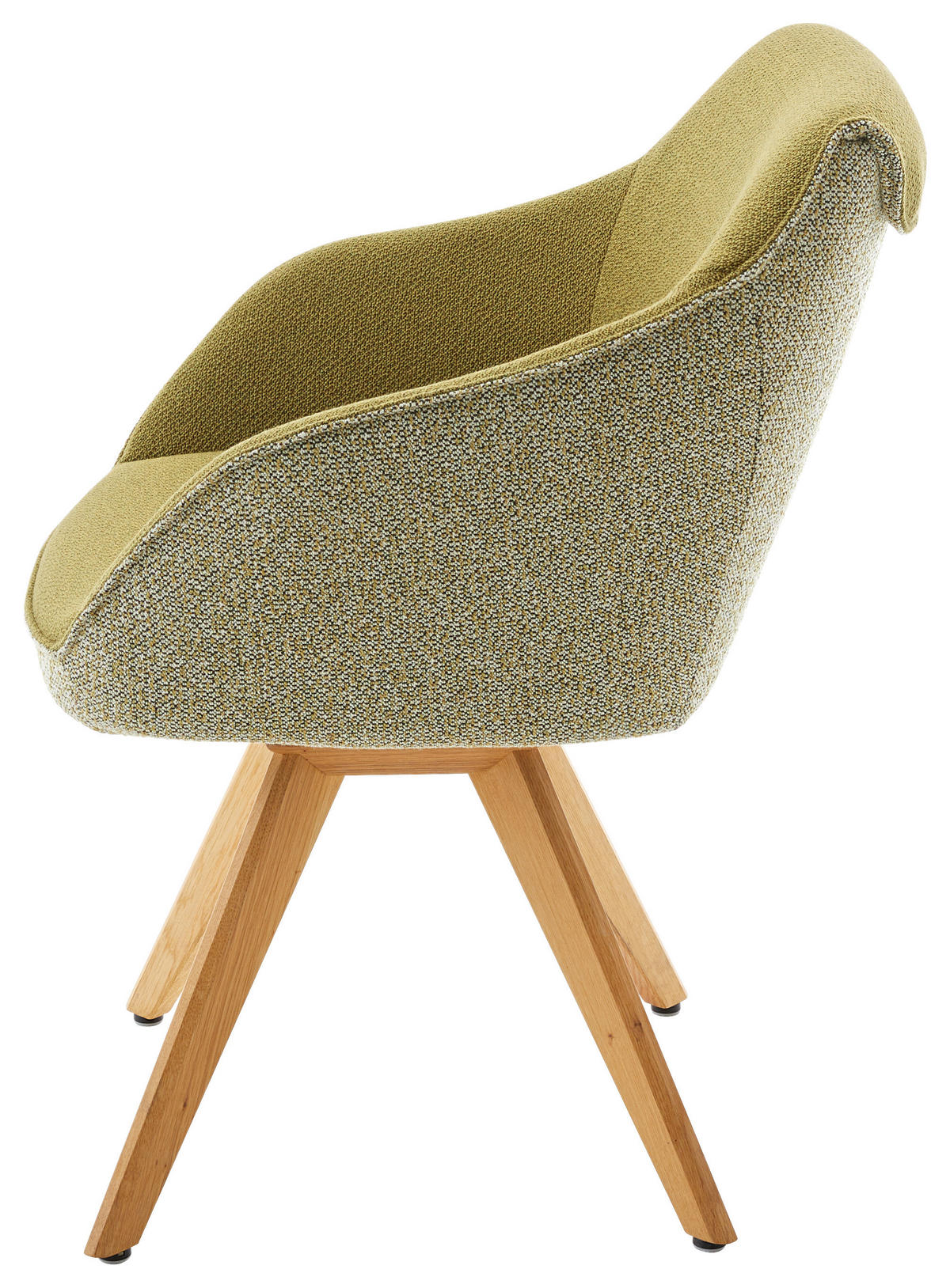 ARMLEHNSTUHL  in Flachgewebe  - Wildeiche/Eichefarben, Design, Holz/Textil (60/84/68cm) - Koinor