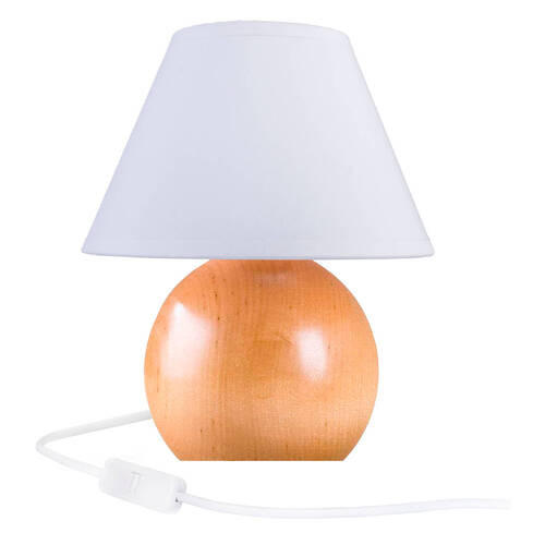 TISCHLEUCHTE 20/27 cm   - Naturfarben, Natur, Holz (20/27cm)