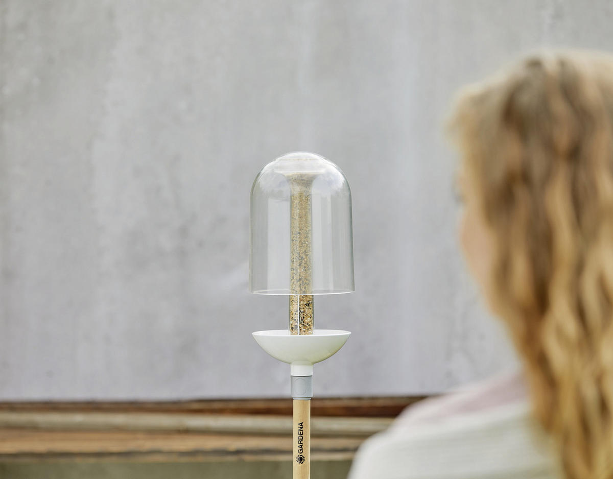 CLICK UP FUTTERSTATION - Klar, Design, Kunststoff (15,7/35,2cm) - Gardena