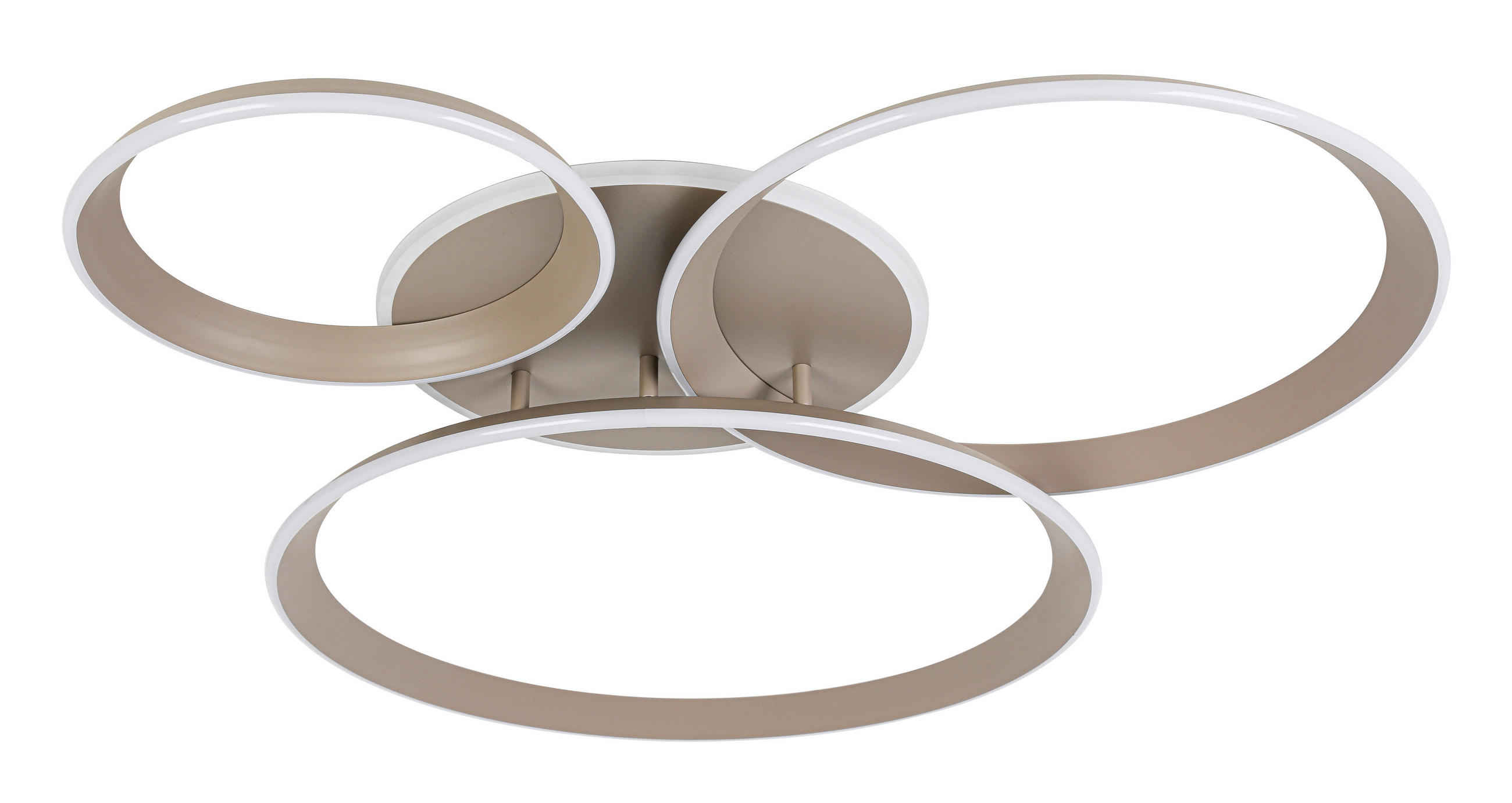 Plafonieră Cu Led 39 W    96/84/10 cm  - nisipiu, Design, plastic/metal (96/84/10cm) - Dieter Knoll